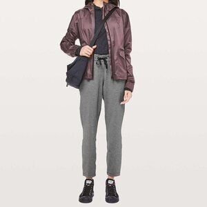 Lululemon On The Fly Pant *27" - Heathered Black- Size 4